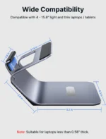 Jsaux Ergonomik ve Çok Yönlü Laptop & Tablet Standı - Görsel 5