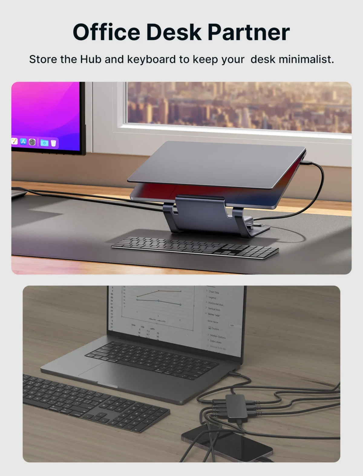 Jsaux Ergonomik ve Çok Yönlü Laptop & Tablet Standı - Görsel 4